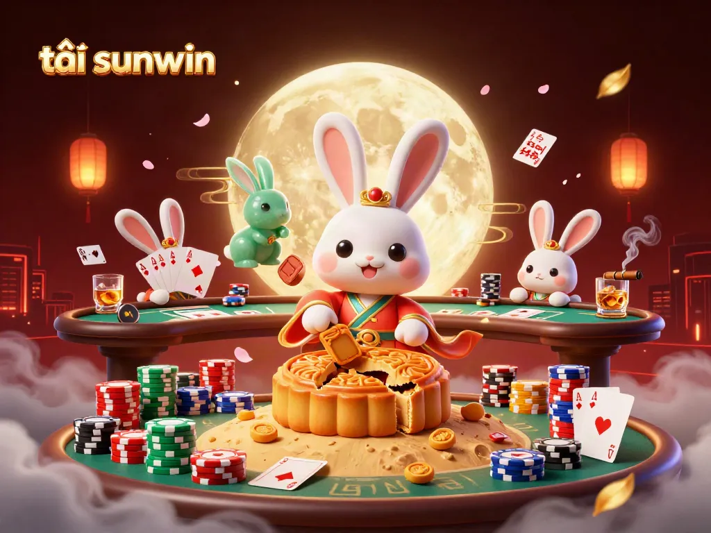 Experience the thrilling atmosphere of tải sunwin with animated casino characters and dynamic poker elements.